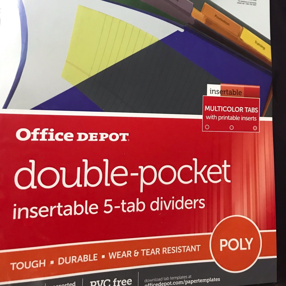 School Bundle (5-tab dividers + binder)